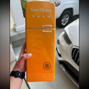 BRAND NEW Veuve Clicquot by Smeg Refrigerator Functional Cooler case!